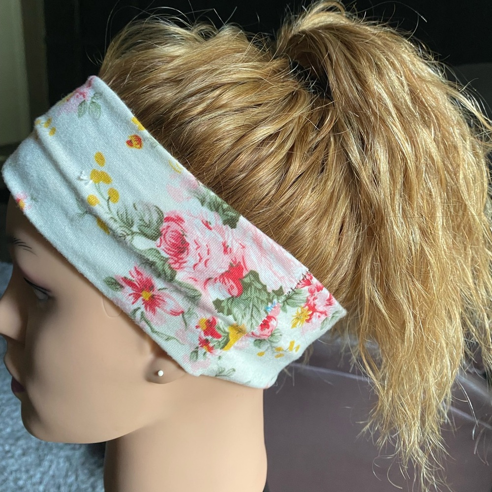 Brazilian human hair headband pony-bun wig
